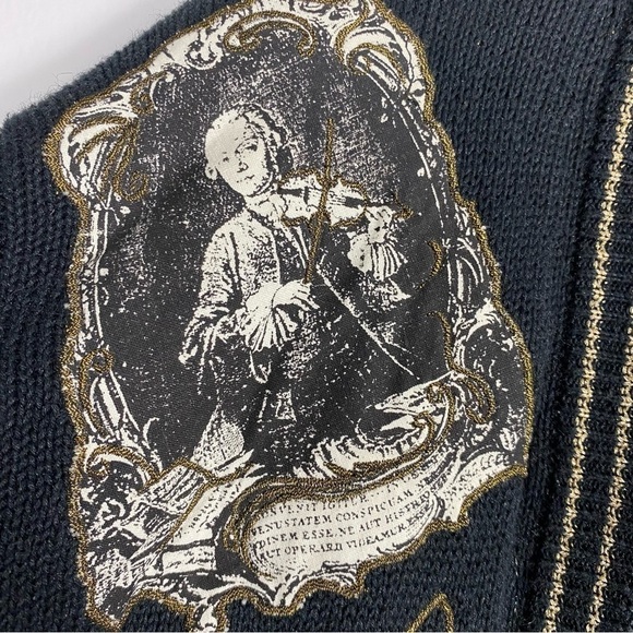 I.B. Diffusion floral symphony cardigan sweater circa 1990s - Picture 4 of 11